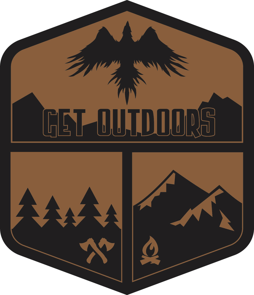 Limited Edition Leather Get Outdoors Patch